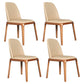 Wood Industrial Dining Chair with Color Cushion Solid Chair for Dining Room Beige 4 Piece Set Walnut Clearhalo ' kitchen&dining_furn' 'Dining Chairs' 'Dining Tables & Seating' 'dining_chair' 'furn' 'furn_dining_chair' 'Furniture' 'furniture_dining_chair' 'Kitchen & Dining Furniture' 'kitchen' 3522039