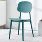 Plastic Contemporary Dining Room Chair Matte Finish Open Back Dining Side Chair Blackish Green 1 Piece Clearhalo ' kitchen&dining_furn' 'Dining Chairs' 'Dining Tables & Seating' 'dining_chair' 'furn' 'furn_dining_chair' 'Furniture' 'furniture_dining_chair' 'Kitchen & Dining Furniture' 'kitchen' 3522176