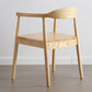 Modern Dining Chair 20'' Wide Open Arm Chair with 4 Wood Legs for Home Use Wood Wood 1 Piece Clearhalo ' kitchen&dining_furn' 'Dining Chairs' 'Dining Tables & Seating' 'dining_chair' 'furn' 'furn_dining_chair' 'Furniture' 'furniture_dining_chair' 'Kitchen & Dining Furniture' 'kitchen' 3522215
