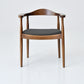 Modern Dining Chair 20'' Wide Open Arm Chair with 4 Wood Legs for Home Use Walnut Linen 1 Piece Clearhalo ' kitchen&dining_furn' 'Dining Chairs' 'Dining Tables & Seating' 'dining_chair' 'furn' 'furn_dining_chair' 'Furniture' 'furniture_dining_chair' 'Kitchen & Dining Furniture' 'kitchen' 3522242