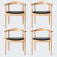 Modern Dining Chair 20'' Wide Open Arm Chair with 4 Wood Legs for Home Use Wood Faux Leather 4 Piece Set Clearhalo ' kitchen&dining_furn' 'Dining Chairs' 'Dining Tables & Seating' 'dining_chair' 'furn' 'furn_dining_chair' 'Furniture' 'furniture_dining_chair' 'Kitchen & Dining Furniture' 'kitchen' 3522251