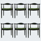 Modern Dining Chair 20'' Wide Open Arm Chair with 4 Wood Legs for Home Use Black Leather 6 Piece Set Clearhalo ' kitchen&dining_furn' 'Dining Chairs' 'Dining Tables & Seating' 'dining_chair' 'furn' 'furn_dining_chair' 'Furniture' 'furniture_dining_chair' 'Kitchen & Dining Furniture' 'kitchen' 3522260