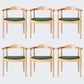 Modern Dining Chair 20'' Wide Open Arm Chair with 4 Wood Legs for Home Use Wood Leather 6 Piece Set Clearhalo ' kitchen&dining_furn' 'Dining Chairs' 'Dining Tables & Seating' 'dining_chair' 'furn' 'furn_dining_chair' 'Furniture' 'furniture_dining_chair' 'Kitchen & Dining Furniture' 'kitchen' 3522264