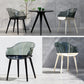Contemporary Plastic Indoor-Outdoor Chair of 23'' Wide Dining Arm Chair Clearhalo ' kitchen&dining_furn' 'Dining Chairs' 'Dining Tables & Seating' 'dining_chair' 'Furniture' 'furniture_dining_chair' 'Kitchen & Dining Furniture' 'kitchen' 3522293