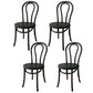 Modern Kitchen Windsor Back Dining Side Chair Solid Wood Dining Side Chair Black Wood Set of 4 Clearhalo ' kitchen&dining_furn' 'Dining Chairs' 'Dining Tables & Seating' 'dining_chair' 'Furniture' 'furniture_dining_chair' 'Kitchen & Dining Furniture' 'kitchen' 3522314