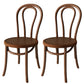 Modern Kitchen Windsor Back Dining Side Chair Solid Wood Dining Side Chair Walnut Wood Set of 2 Clearhalo ' kitchen&dining_furn' 'Dining Chairs' 'Dining Tables & Seating' 'dining_chair' 'Furniture' 'furniture_dining_chair' 'Kitchen & Dining Furniture' 'kitchen' 3522333