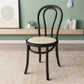 Modern Kitchen Windsor Back Dining Side Chair Solid Wood Dining Side Chair Black Wicker & Rattan 1 Piece Clearhalo ' kitchen&dining_furn' 'Dining Chairs' 'Dining Tables & Seating' 'dining_chair' 'Furniture' 'furniture_dining_chair' 'Kitchen & Dining Furniture' 'kitchen' 3522335