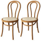 Modern Kitchen Windsor Back Dining Side Chair Solid Wood Dining Side Chair Light Brown Wicker & Rattan Set of 2 Clearhalo ' kitchen&dining_furn' 'Dining Chairs' 'Dining Tables & Seating' 'dining_chair' 'Furniture' 'furniture_dining_chair' 'Kitchen & Dining Furniture' 'kitchen' 3522342
