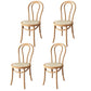 Modern Kitchen Windsor Back Dining Side Chair Solid Wood Dining Side Chair Natural Wicker & Rattan Set of 4 Clearhalo ' kitchen&dining_furn' 'Dining Chairs' 'Dining Tables & Seating' 'dining_chair' 'Furniture' 'furniture_dining_chair' 'Kitchen & Dining Furniture' 'kitchen' 3522345