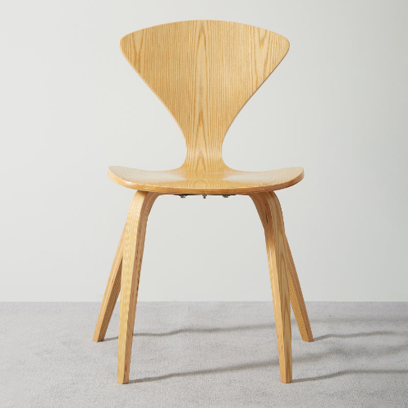 Contemporary Solid Wood Dining Chairs Armless Dining Chairs for Home Use Natural 1 Piece Clearhalo ' kitchen&dining_furn' 'Dining Chairs' 'Dining Tables & Seating' 'dining_chair' 'furn' 'furn_dining_chair' 'Furniture' 'furniture_dining_chair' 'Kitchen & Dining Furniture' 'kitchen' 3522348