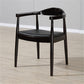 Modern Style Wood Dining Chair Stackable Open Back Dining Side Chair for Home Black 1 Piece Clearhalo ' kitchen&dining_furn' 'Dining Chairs' 'Dining Tables & Seating' 'dining_chair' 'furn' 'furn_dining_chair' 'Furniture' 'furniture_dining_chair' 'Kitchen & Dining Furniture' 'kitchen' 3522442
