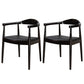 Modern Style Wood Dining Chair Stackable Open Back Dining Side Chair for Home Black 2 Piece Set Clearhalo ' kitchen&dining_furn' 'Dining Chairs' 'Dining Tables & Seating' 'dining_chair' 'furn' 'furn_dining_chair' 'Furniture' 'furniture_dining_chair' 'Kitchen & Dining Furniture' 'kitchen' 3522444