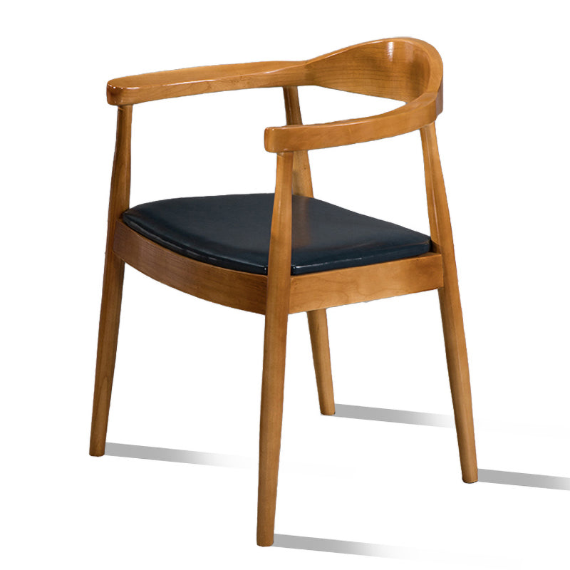 Modern Style Wood Dining Chair Stackable Open Back Dining Side Chair for Home Clearhalo ' kitchen&dining_furn' 'Dining Chairs' 'Dining Tables & Seating' 'dining_chair' 'furn' 'furn_dining_chair' 'Furniture' 'furniture_dining_chair' 'Kitchen & Dining Furniture' 'kitchen' 3522449