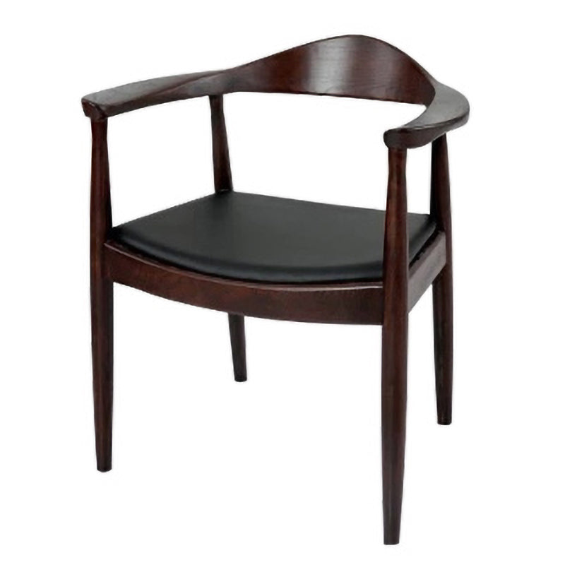 Modern Style Wood Dining Chair Stackable Open Back Dining Side Chair for Home Black-Wood 1 Piece Clearhalo ' kitchen&dining_furn' 'Dining Chairs' 'Dining Tables & Seating' 'dining_chair' 'furn' 'furn_dining_chair' 'Furniture' 'furniture_dining_chair' 'Kitchen & Dining Furniture' 'kitchen' 3522459