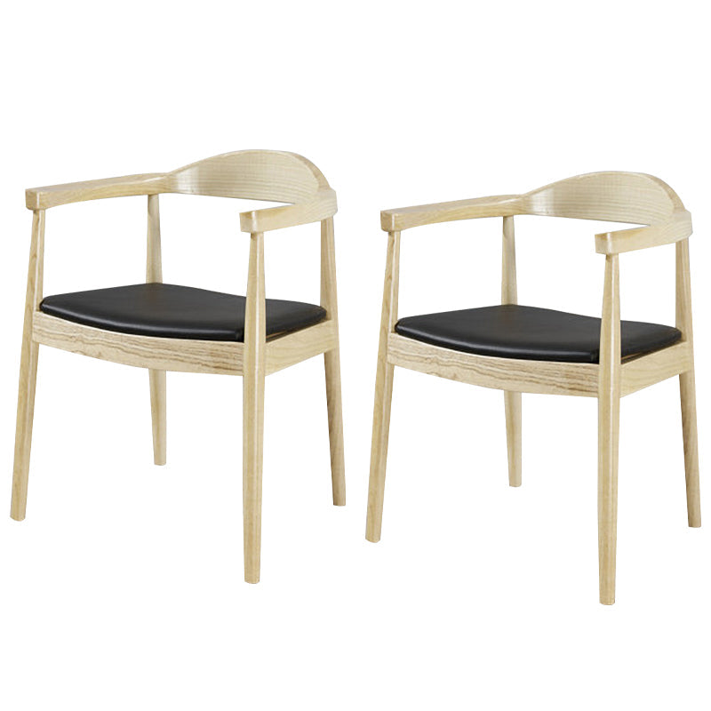 Modern Style Wood Dining Chair Stackable Open Back Dining Side Chair for Home Natural 2 Piece Set Clearhalo ' kitchen&dining_furn' 'Dining Chairs' 'Dining Tables & Seating' 'dining_chair' 'furn' 'furn_dining_chair' 'Furniture' 'furniture_dining_chair' 'Kitchen & Dining Furniture' 'kitchen' 3522468