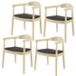 Modern Style Wood Dining Chair Stackable Open Back Dining Side Chair for Home Natural 4 Piece Set Clearhalo ' kitchen&dining_furn' 'Dining Chairs' 'Dining Tables & Seating' 'dining_chair' 'furn' 'furn_dining_chair' 'Furniture' 'furniture_dining_chair' 'Kitchen & Dining Furniture' 'kitchen' 3522469