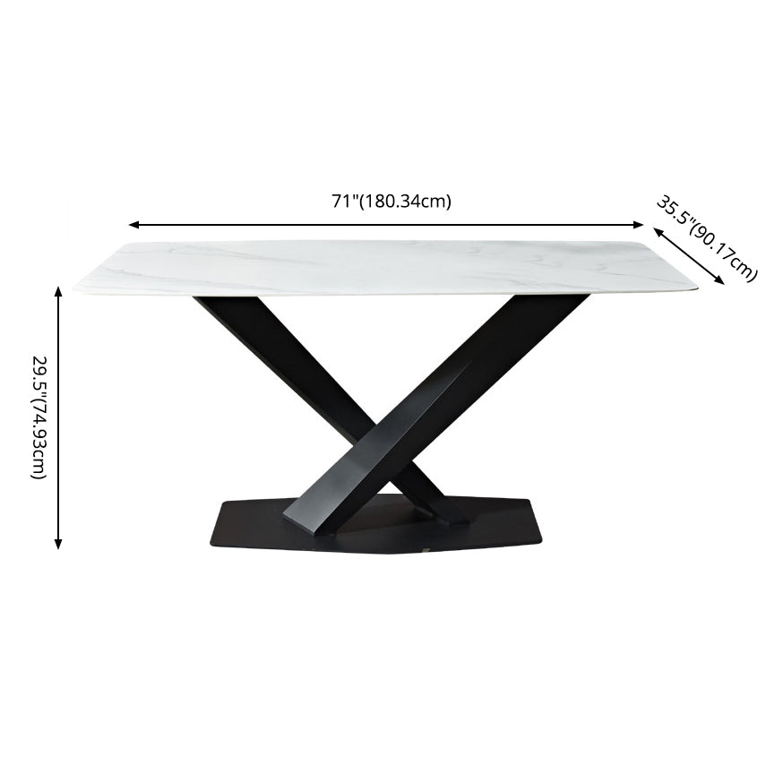 Dining Room Sets Contemporary with Sintered Stone Dining Table and Cushion Chairs Clearhalo 'Dining Room Sets' 'Dining Tables & Seating' 'dining_room_set' 'furn' 'furn_dining_room_set' 'Furniture' 'furniture_dining_room_set' 'Kitchen & Dining Furniture' 'kitchen&dining_furn' 'kitchen' 3522516