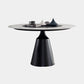 Modern Style Round Shape Dining Set Sintered Stone Top Dining Table Furniture for Restaurant Clearhalo 'Dining Room Sets' 'Dining Tables & Seating' 'dining_room_set' 'furn' 'furn_dining_room_set' 'Furniture' 'furniture_dining_room_set' 'Kitchen & Dining Furniture' 'kitchen&dining_furn' 'kitchen' 3522530
