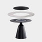 Modern Style Round Shape Dining Set Sintered Stone Top Dining Table Furniture for Restaurant Clearhalo 'Dining Room Sets' 'Dining Tables & Seating' 'dining_room_set' 'furn' 'furn_dining_room_set' 'Furniture' 'furniture_dining_room_set' 'Kitchen & Dining Furniture' 'kitchen&dining_furn' 'kitchen' 3522533