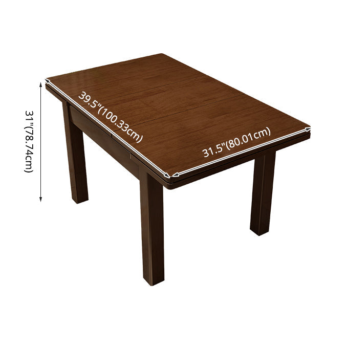 Traditional Style Standard Solid Wood Dining Room Set of Rectangle Shape for Kitchen Table Set Clearhalo 'Dining Room Sets' 'Dining Tables & Seating' 'dining_room_set' 'furn' 'furn_dining_room_set' 'Furniture' 'furniture_dining_room_set' 'Kitchen & Dining Furniture' 'kitchen&dining_furn' 'kitchen' 3522586