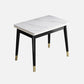 Glam Sintered Stone Rectangle Dining Room Set Space-Saving Design Dining Table Furniture Clearhalo 'Dining Room Sets' 'Dining Tables & Seating' 'dining_room_set' 'Furniture' 'furniture_dining_room_set' 'Kitchen & Dining Furniture' 'kitchen&dining_furn' 'kitchen' 3522660