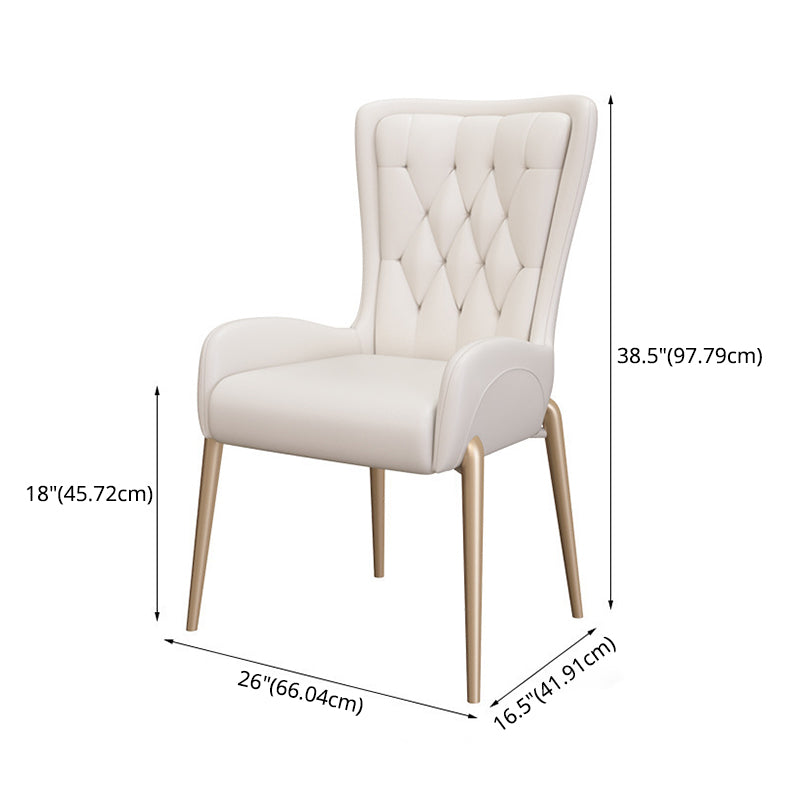 Glam Style Sintered Stone White Dining¬†Room¬†Set with Round Table Dining Table Furniture Clearhalo 'Dining Room Sets' 'Dining Tables & Seating' 'dining_room_set' 'furn' 'furn_dining_room_set' 'Furniture' 'furniture_dining_room_set' 'Kitchen & Dining Furniture' 'kitchen&dining_furn' 'kitchen' 3522693