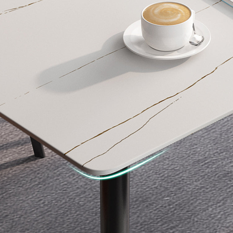 Minimalist Dining Table Set with Sintered Stone Dining Table and Upholstered Chairs Clearhalo 'Dining Room Sets' 'Dining Tables & Seating' 'dining_room_set' 'furn' 'furn_dining_room_set' 'Furniture' 'furniture_dining_room_set' 'Kitchen & Dining Furniture' 'kitchen&dining_furn' 'kitchen' 3522726