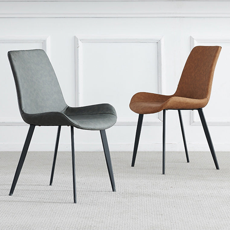 Minimalist Dining Table Set with Sintered Stone Dining Table and Upholstered Chairs Clearhalo 'Dining Room Sets' 'Dining Tables & Seating' 'dining_room_set' 'furn' 'furn_dining_room_set' 'Furniture' 'furniture_dining_room_set' 'Kitchen & Dining Furniture' 'kitchen&dining_furn' 'kitchen' 3522734