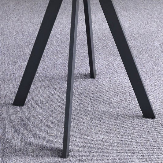 Modern Style Sintered Stone Dining Room Set Black Round Table Formal Dining Table Furniture Clearhalo 'Dining Room Sets' 'Dining Tables & Seating' 'dining_room_set' 'furn' 'furn_dining_room_set' 'Furniture' 'furniture_dining_room_set' 'Kitchen & Dining Furniture' 'kitchen&dining_furn' 'kitchen' 3522806