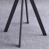 Modern Style Sintered Stone Dining Room Set Black Round Table Formal Dining Table Furniture Clearhalo 'Dining Room Sets' 'Dining Tables & Seating' 'dining_room_set' 'furn' 'furn_dining_room_set' 'Furniture' 'furniture_dining_room_set' 'Kitchen & Dining Furniture' 'kitchen&dining_furn' 'kitchen' 3522806