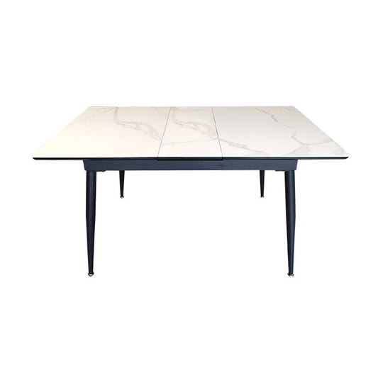 Modern Style Kitchen Sintered Stone Dining Set with Drop Leaf Dining Room Table Set Clearhalo 'Dining Room Sets' 'Dining Tables & Seating' 'dining_room_set' 'furn' 'furn_dining_room_set' 'Furniture' 'furniture_dining_room_set' 'Kitchen & Dining Furniture' 'kitchen&dining_furn' 'kitchen' 3522832