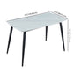 Minimalist Style Table Set with Sintered Stone Dining Table and Padded Chairs Clearhalo 'Dining Room Sets' 'Dining Tables & Seating' 'dining_room_set' 'furn' 'furn_dining_room_set' 'Furniture' 'furniture_dining_room_set' 'Kitchen & Dining Furniture' 'kitchen&dining_furn' 'kitchen' 3522880