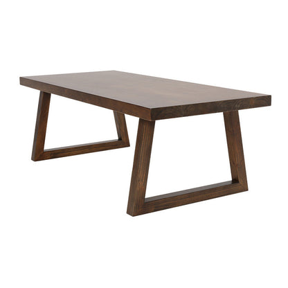 Contemporary Solid Wood Dining Table Set Rectangle Shape Standard Dining Set in Brown Table Only Clearhalo 'Dining Room Sets' 'Dining Tables & Seating' 'dining_room_set' 'furn' 'furn_dining_room_set' 'Furniture' 'furniture_dining_room_set' 'Kitchen & Dining Furniture' 'kitchen&dining_furn' 'kitchen' 3522885