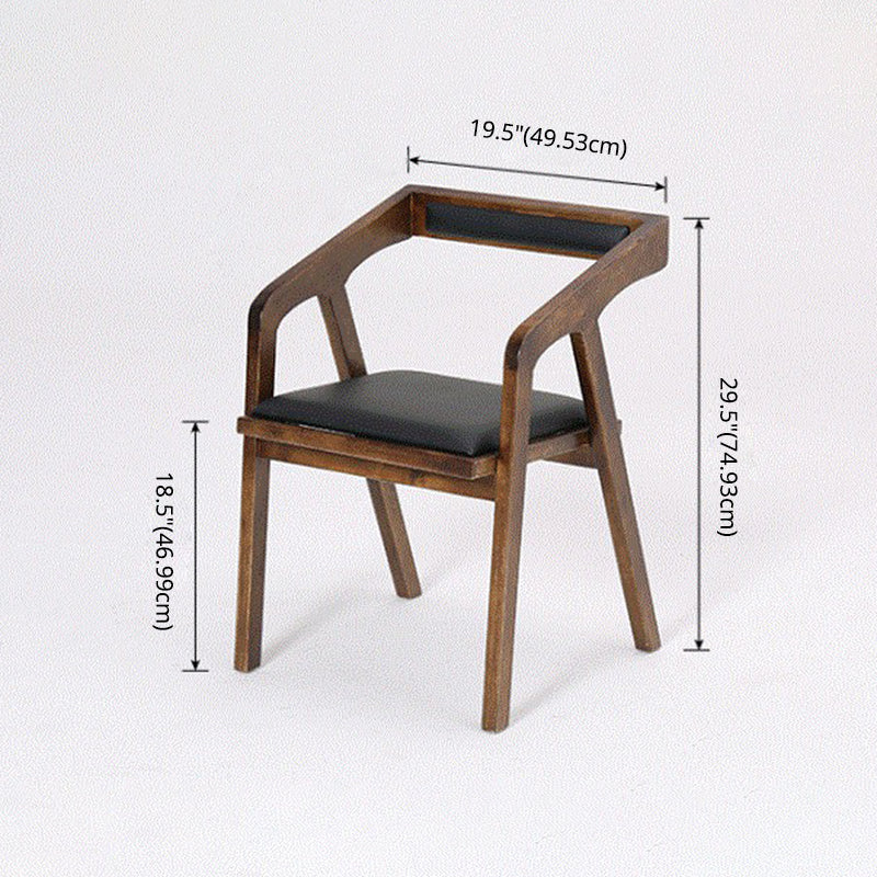 Contemporary Solid Wood Dining Table Set Rectangle Shape Standard Dining Set in Brown Clearhalo 'Dining Room Sets' 'Dining Tables & Seating' 'dining_room_set' 'furn' 'furn_dining_room_set' 'Furniture' 'furniture_dining_room_set' 'Kitchen & Dining Furniture' 'kitchen&dining_furn' 'kitchen' 3522899