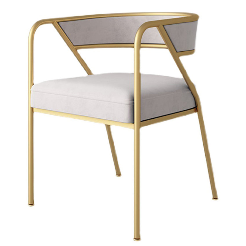 Industrial Style Metal Dining Chair Stackable Open Back Dining Side Chair for Home Clearhalo ' kitchen&dining_furn' 'Dining Chairs' 'Dining Tables & Seating' 'dining_chair' 'furn' 'furn_dining_chair' 'Furniture' 'furniture_dining_chair' 'Kitchen & Dining Furniture' 'kitchen' 3522953