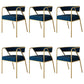 Industrial Style Metal Dining Chair Stackable Open Back Dining Side Chair for Home Blue 6 Piece Set Brass Gold Clearhalo ' kitchen&dining_furn' 'Dining Chairs' 'Dining Tables & Seating' 'dining_chair' 'furn' 'furn_dining_chair' 'Furniture' 'furniture_dining_chair' 'Kitchen & Dining Furniture' 'kitchen' 3522971