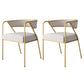 Industrial Style Metal Dining Chair Stackable Open Back Dining Side Chair for Home Grey 2 Piece Set Brass Gold Clearhalo ' kitchen&dining_furn' 'Dining Chairs' 'Dining Tables & Seating' 'dining_chair' 'furn' 'furn_dining_chair' 'Furniture' 'furniture_dining_chair' 'Kitchen & Dining Furniture' 'kitchen' 3522978