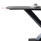 Modern Style Blak Slate Dining Table Rectangular Formal Dinette Set with Metal Base Clearhalo 'Dining Room Sets' 'Dining Tables & Seating' 'dining_room_set' 'furn' 'furn_dining_room_set' 'Furniture' 'furniture_dining_room_set' 'Kitchen & Dining Furniture' 'kitchen&dining_furn' 'kitchen' 3526282