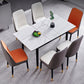 Dining Room Set Modern Style Sintered Stone Rectangular Dining Table with Trestle Base 7 Piece Set Clearhalo 'Dining Room Sets' 'Dining Tables & Seating' 'dining_room_set' 'furn' 'furn_dining_room_set' 'Furniture' 'furniture_dining_room_set' 'Kitchen & Dining Furniture' 'kitchen&dining_furn' 'kitchen' 3526340