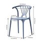 Home Contemporary Arm Chair Wishbone Back Plastic Stackable Dining Room Chair Clearhalo ' kitchen&dining_furn' 'Dining Chairs' 'Dining Tables & Seating' 'dining_chair' 'furn' 'furn_dining_chair' 'Furniture' 'furniture_dining_chair' 'Kitchen & Dining Furniture' 'kitchen' 3539391