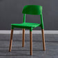 Modern Square Open Back Dining Chair Plastic Stackable Side Dining Chairs for Kitchen Green 1 Piece Clearhalo ' kitchen&dining_furn' 'Dining Chairs' 'Dining Tables & Seating' 'dining_chair' 'furn' 'furn_dining_chair' 'Furniture' 'furniture_dining_chair' 'Kitchen & Dining Furniture' 'kitchen' 3539417
