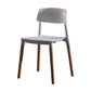 Modern Square Open Back Dining Chair Plastic Stackable Side Dining Chairs for Kitchen White 1 Piece Clearhalo ' kitchen&dining_furn' 'Dining Chairs' 'Dining Tables & Seating' 'dining_chair' 'furn' 'furn_dining_chair' 'Furniture' 'furniture_dining_chair' 'Kitchen & Dining Furniture' 'kitchen' 3539424