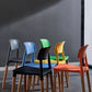 Modern Square Open Back Dining Chair Plastic Stackable Side Dining Chairs for Kitchen Clearhalo ' kitchen&dining_furn' 'Dining Chairs' 'Dining Tables & Seating' 'dining_chair' 'furn' 'furn_dining_chair' 'Furniture' 'furniture_dining_chair' 'Kitchen & Dining Furniture' 'kitchen' 3539433
