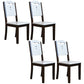 Contemporary Wood Dining Side Chair Dining Room Armless Open Back Dining Side Chair Black 4 Piece Set Clearhalo ' kitchen&dining_furn' 'Dining Chairs' 'Dining Tables & Seating' 'dining_chair' 'furn' 'furn_dining_chair' 'Furniture' 'furniture_dining_chair' 'Kitchen & Dining Furniture' 'kitchen' 3539457