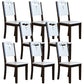 Contemporary Wood Dining Side Chair Dining Room Armless Open Back Dining Side Chair Black 8 Piece Set Clearhalo ' kitchen&dining_furn' 'Dining Chairs' 'Dining Tables & Seating' 'dining_chair' 'furn' 'furn_dining_chair' 'Furniture' 'furniture_dining_chair' 'Kitchen & Dining Furniture' 'kitchen' 3539459