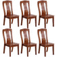 Traditional Solid Wood Dining Room Chair Slat Back Side Chair for Home Walnut 6 Piece Set Clearhalo ' kitchen&dining_furn' 'Dining Chairs' 'Dining Tables & Seating' 'dining_chair' 'furn' 'furn_dining_chair' 'Furniture' 'furniture_dining_chair' 'Kitchen & Dining Furniture' 'kitchen' 3539485
