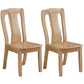 Traditional Solid Wood Dining Room Chair Slat Back Side Chair for Home Natural 2 Piece Set Clearhalo ' kitchen&dining_furn' 'Dining Chairs' 'Dining Tables & Seating' 'dining_chair' 'furn' 'furn_dining_chair' 'Furniture' 'furniture_dining_chair' 'Kitchen & Dining Furniture' 'kitchen' 3539487