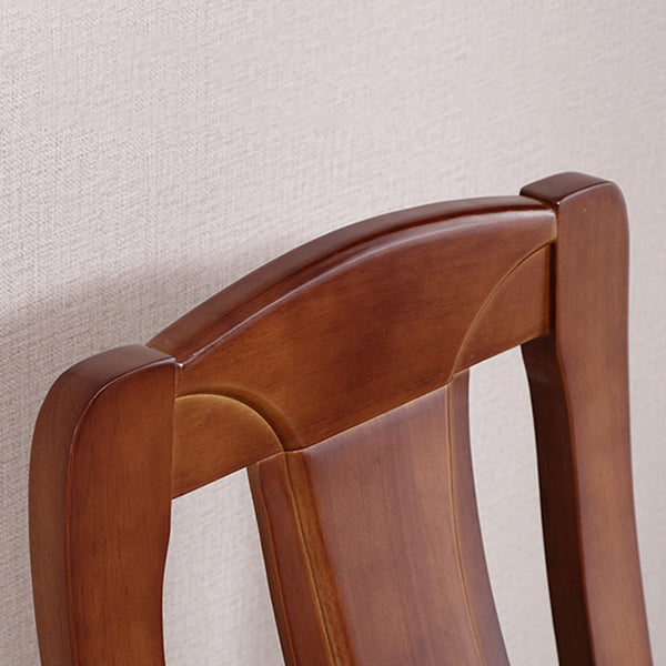 Traditional Solid Wood Dining Room Chair Slat Back Side Chair for Home Clearhalo ' kitchen&dining_furn' 'Dining Chairs' 'Dining Tables & Seating' 'dining_chair' 'furn' 'furn_dining_chair' 'Furniture' 'furniture_dining_chair' 'Kitchen & Dining Furniture' 'kitchen' 3539492