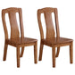 Traditional Solid Wood Dining Room Chair Slat Back Side Chair for Home Tan 2 Piece Set Clearhalo ' kitchen&dining_furn' 'Dining Chairs' 'Dining Tables & Seating' 'dining_chair' 'furn' 'furn_dining_chair' 'Furniture' 'furniture_dining_chair' 'Kitchen & Dining Furniture' 'kitchen' 3539493
