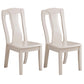 Traditional Solid Wood Dining Room Chair Slat Back Side Chair for Home White 2 Piece Set Clearhalo ' kitchen&dining_furn' 'Dining Chairs' 'Dining Tables & Seating' 'dining_chair' 'furn' 'furn_dining_chair' 'Furniture' 'furniture_dining_chair' 'Kitchen & Dining Furniture' 'kitchen' 3539506